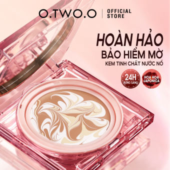 O.TWO.O Facial Cushion BB Cream Foundation Compact Cream Matte Che phủ hoàn toàn Không lỗ chân lông Nhẹ không tì vết Hyaluronic Kiểm soát dầu Thích hợp tự nhiên cho mọi loại da
