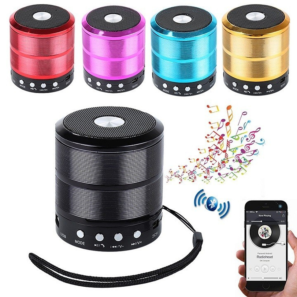Loa bluetooth mini ws-887 nghe hay