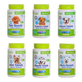 Viên Bổ Sung Canxi Vitamin D3 Cho Chó Calcium Tablets Spirit Lọ 160g