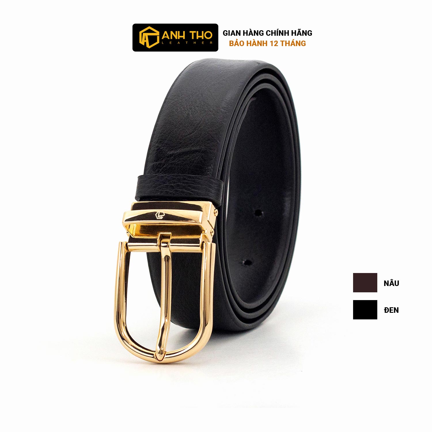Thắt lưng da bò anh tho leather mskk35-10