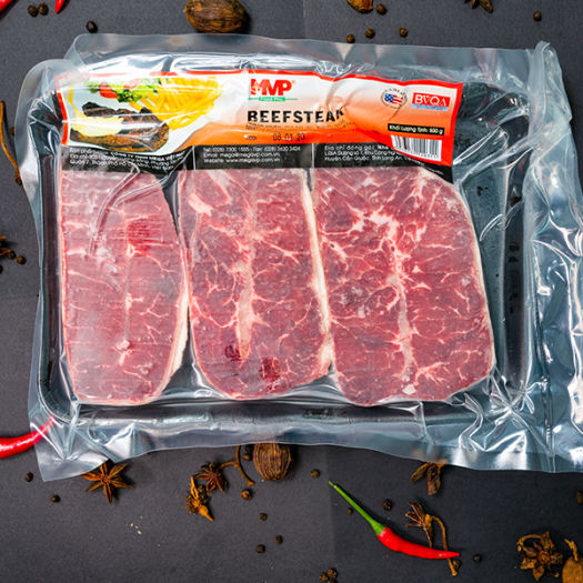 HCM - Beefsteak (Bít tết) Bò Mỹ 500g Mega Việt Phát (MVP) Megadeli