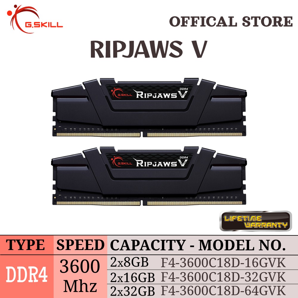 G.SKILL DDR4 FLARE X 3200MHZ COMPATIBLE AMD | 1.35V | [2x8GB 16-18