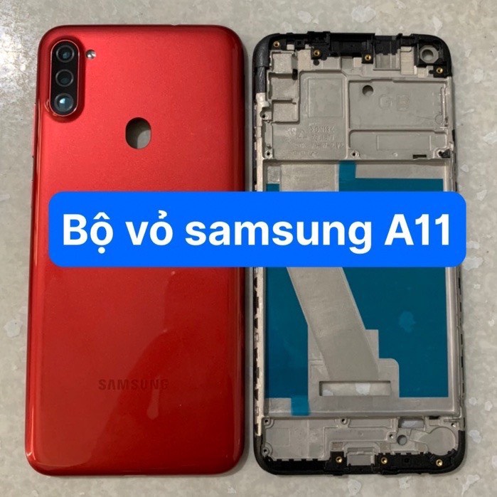 Bộ xương vỏ sam sung a11 zin/có lưng vỏ bán lẻ