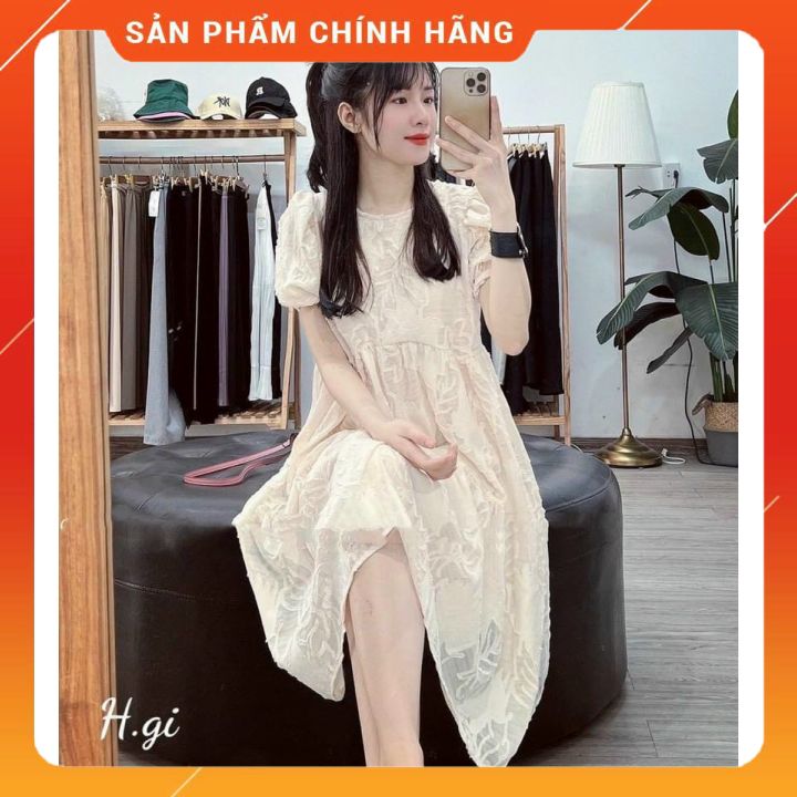 Váy bầu đẹp giá rẻ -đầm bầu công sở thiết kế thời trang dáng suông chất cực mát