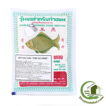 Bột rau câu con cá vàng Thái Lan 25g