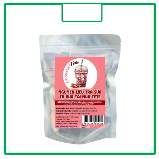 Set nguyên liệu pha trà sữa trân châu (25-30 Ly) - TETE - Vị Phúc Long, Thái Xanh, Thái Đỏ