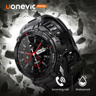 Đồng Hồ Thông Minh Uonevic K22 Mới 2021, Đồng Hồ Báo Thức Điều Khiển Nhạc Đa Năng Gọi Bluetooth Thể Thao Cho Nam Nhắc Nhở Smartwatch Đối Với Điện Thoại