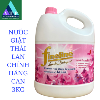 Nước giặt kết hợp xả FINELINE thái lan chính hãng 100% - 3 kg/can