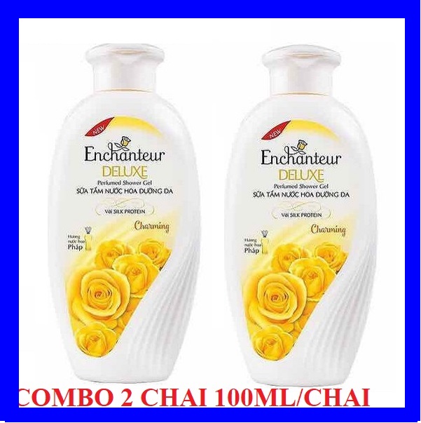 [COMBO 2 CHAI] Sữa tắm Enchanter 100ml/chai Sữa tắm hương nước hoa dịu da thơm lâu nồng nàng (hàng khuyến mãi)