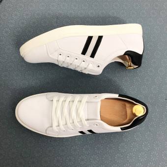 Giày thể thao nam sọc đỏ xọc xám