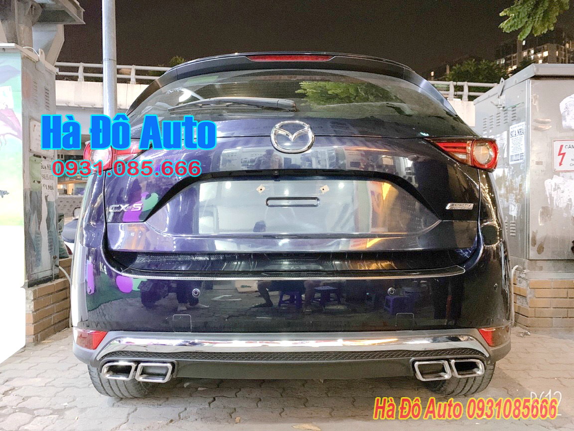 Líp Chia Pô Mazda CX5 2018 2019 2020 2021 2022 2023 Mẫu 4 Pô Kép Hàng Chính Hãng - Độ Líp Chia Pô Mazda CX5 2018/2023