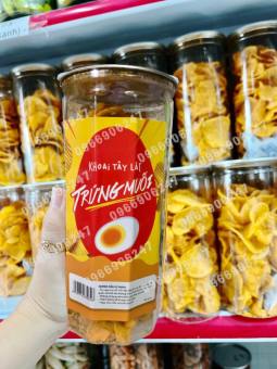 Khoai tây lát lắc trứng muối hũ pet 180gr