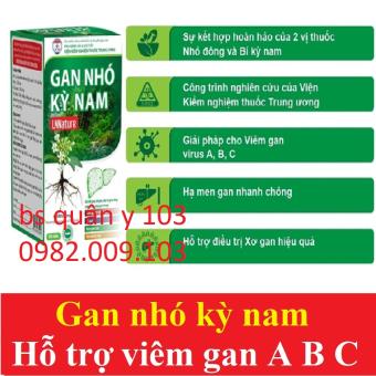 Gan nhó kỳ nam - Bổ gan, giải độc gan, hạ men gan