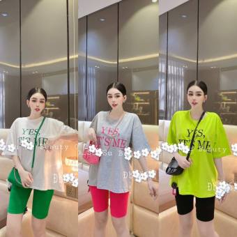 Đồ bộ nữ bộ đồ mặc nhà quần lửng form rộng bigsize