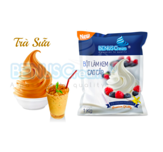 Bột Làm Kem Tươi Vị - Trà Sữa