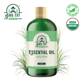 Tinh dầu hữu cơ Sả Java ÔNG TÂY giá sỉ mẫu thử/ 5kg/ 25kg/ 180kg