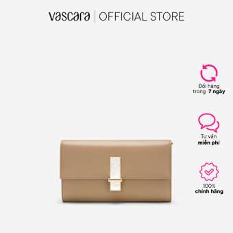 Vascara Ví Cầm Tay Nhấn Khóa Vân Đá - CLU 0115