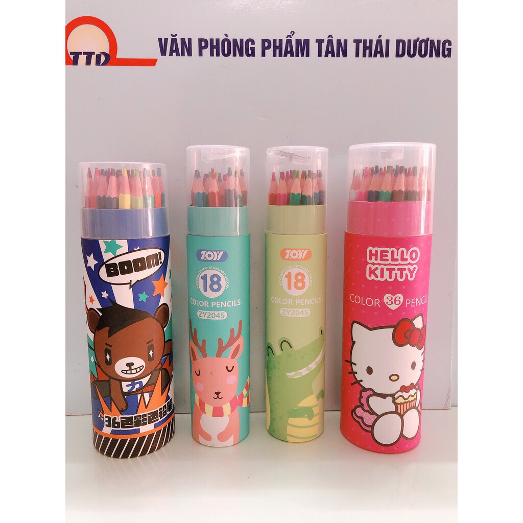 Hộp bút chì màu - 12 , 18 , 24 , 36 màu