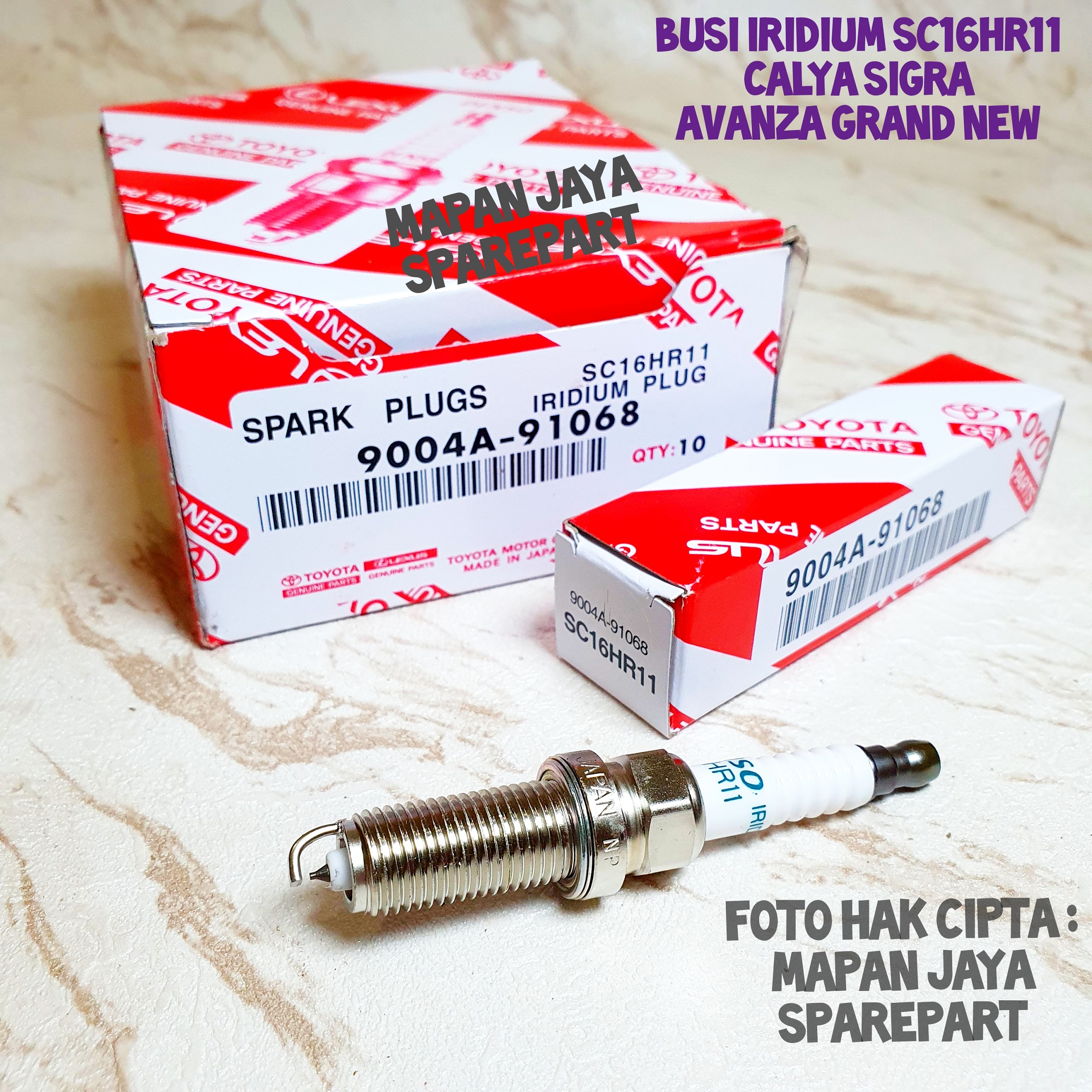 BUSI IRIDIUM AVANZA & XENIA (2016-2021) / CALYA / SIGRA / ALL NEW RUSH / ALL NEW YARIS - GRADE A Harga 66,900 rupiah*Gratis Ongkir