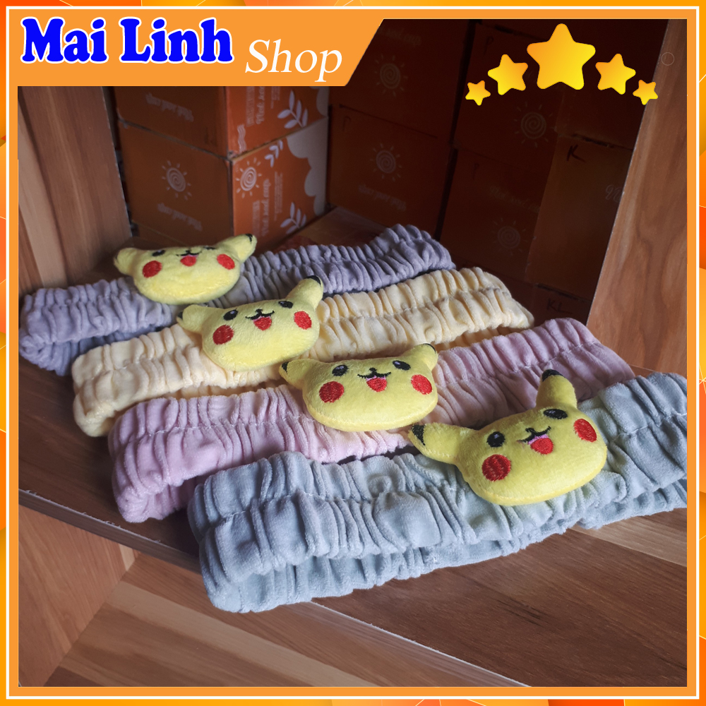 Băng đô hoạt hình pikachu siêu cute dễ thương- GIAO MÀU NGẪU NHIÊN