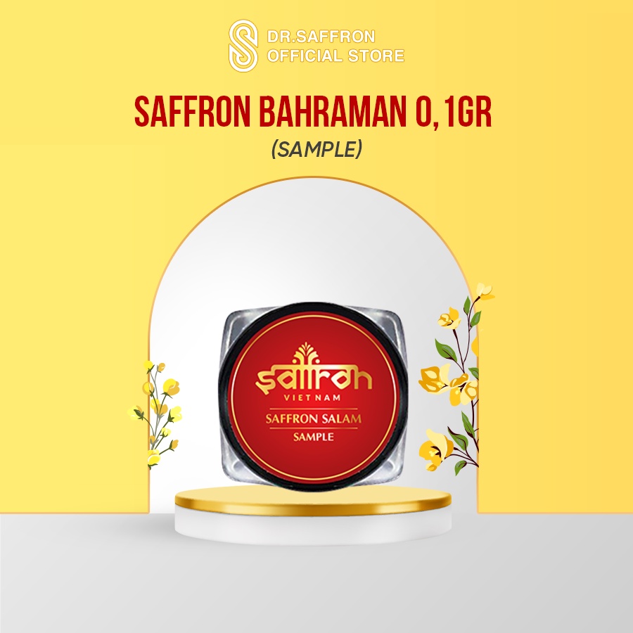 Nhụy hoa nghệ tây saffron bahraman sample 0,1gr