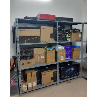 Kệ sắt v lỗ đa năng 4 tầng: Dài 1m2 x rộng 40 x cao 1m8