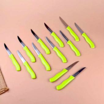 Bộ vỉ dao mini 12 cái, dao gọt hoa quả mini siêu bén, dao gọt hoa quả, tiện lợi