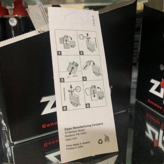 Đá Lửa Zippo Chính Hãng - Dùng cho các loại hộp quẹt bật lửa xăng DEVA