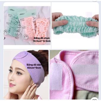 BĂNG ĐÔ CỐ ĐỊNH TÓC KHI RỬA MẶT, TRANG ĐIỂM TRONG SPA