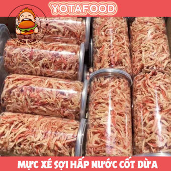 Sỉ 5 hũ 300gram Mực xé hấp nước cốt dừa loại 1 Yotafood