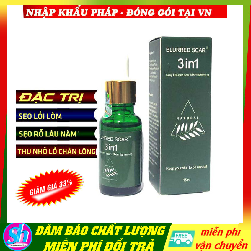 Tinh chất mờ sẹo thâm mụn, sẹo rỗ, sẹo vết thương trắng da Scar Pháp