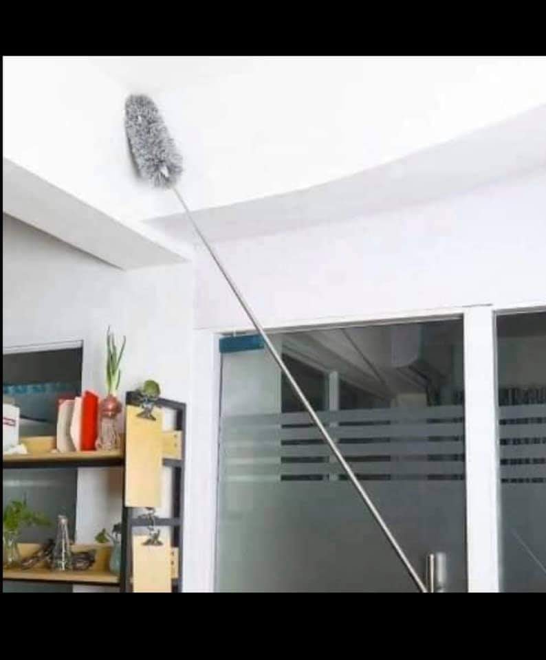 Hàng nội địa Nhật [Kích thước dài từ 0.7 tới 2.8m) Cây chổi lông quét lau bụi mạng nhện trần nhà đa năng cán dài inox rút gọn gập được 90 độ thông minh