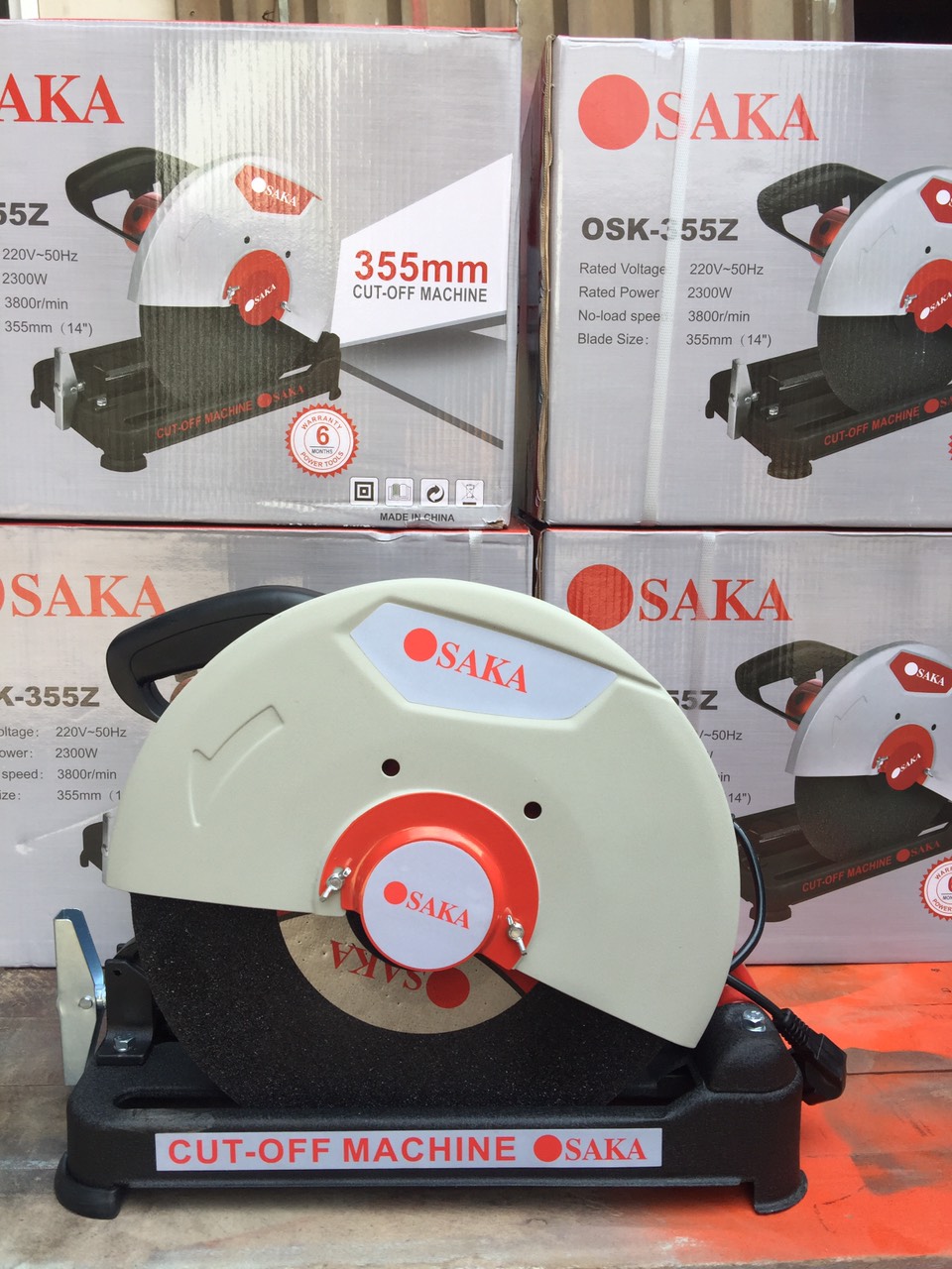 MÁY CẮT  SẮT OSAKA Ý công suất 2350W, ĐĨA CẮT 355mm