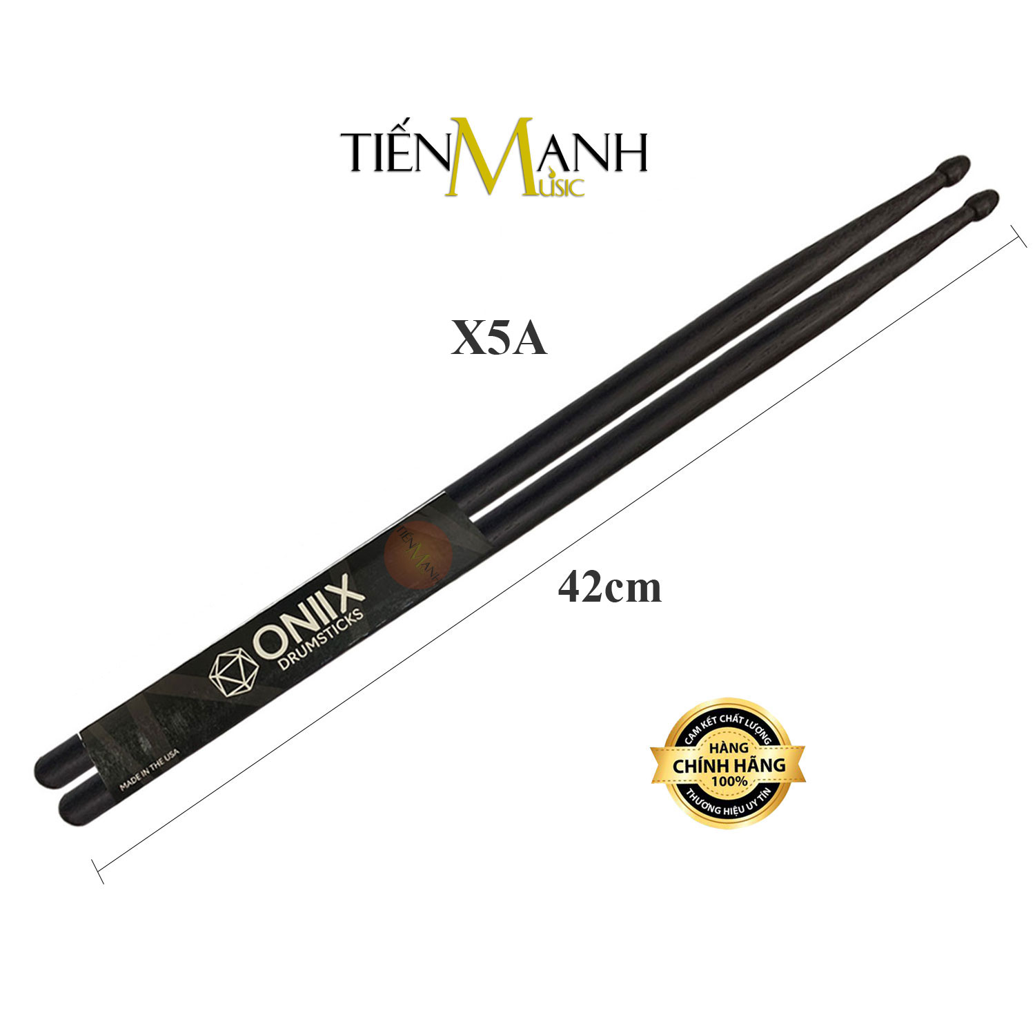 [Chính Hãng] Dùi Trống Zildjian ONIIX 5A, X5A, 7A - American Hickory Wood Tip Drumsticks Made In USA