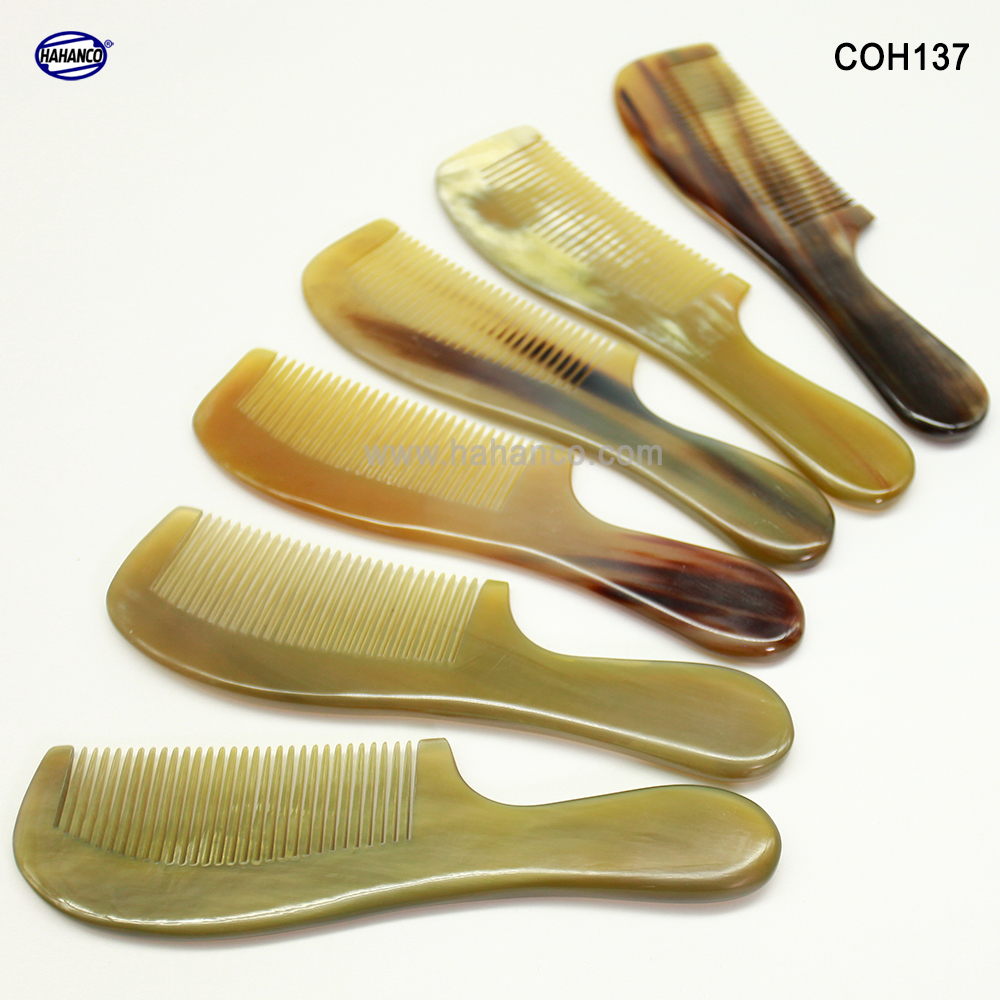 Lược sừng xuất Nhật Mẫu lược trơn phổ thông cao cấp -Chăm sóc tóc - HAHANCO