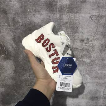 Giày sneaker thể thao MLB Boston tăng chiều cao Hot Trend nam nữ,Giày độn đế dùng đi học,tập gym,chạy bộ