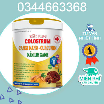 SỮA NON COLOSTRUM CANXI NANO-NẤM LIM XANH tăng cường sức khỏe, bổ sung VITAMIN và khoáng chất