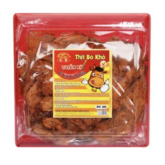Khô Bò Tứ Xuyên BTV 500 Vị Cà Ri Hộp Khối Lượng Tịnh 400G – Tuyền Ký