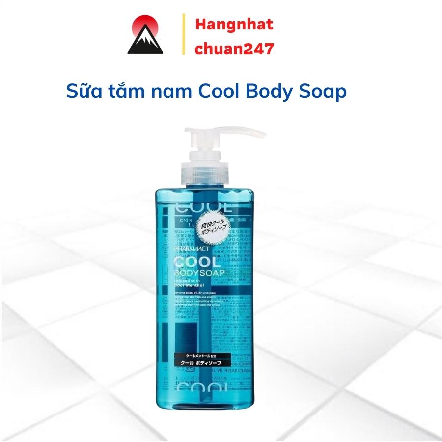 Sữa tắm nam Cool Body Soap Nhật Bản sữa tắm hương bạc hà thơm mát hương thơm sang trọng quý phải cho đàn ông đích thực