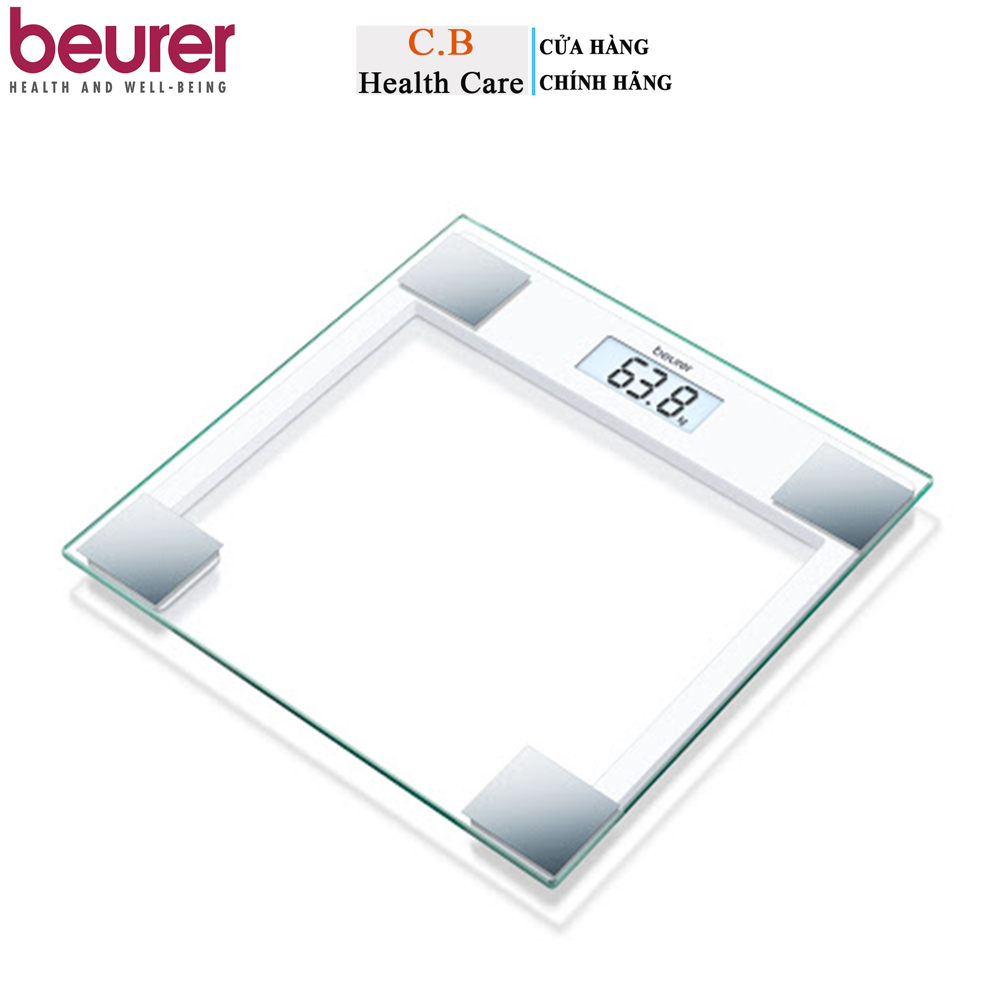 Cân sức khỏe mặt kính Beurer GS14