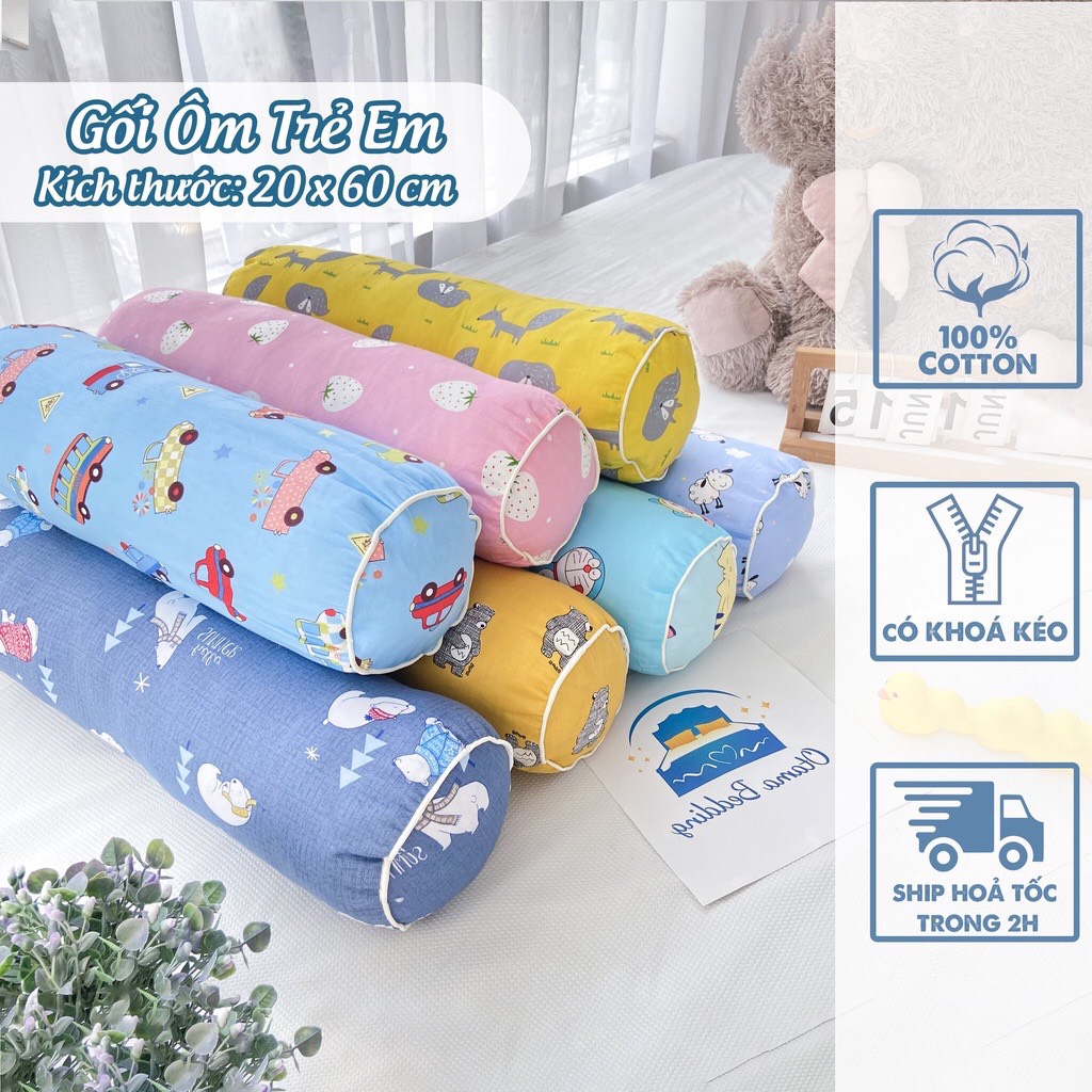 Gối ôm cho bé hình thú hero team gối ôm cho bé gái bé trai trẻ em sơ sinh 6 tháng 3 tuổi -