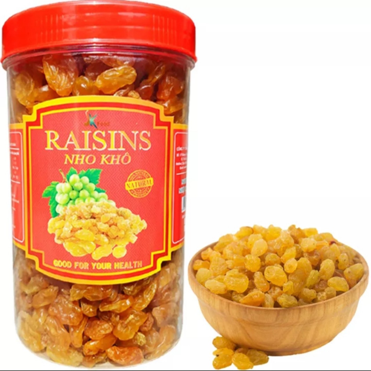 Nho khô vàng nhập khẩu bổ dưỡng-500g