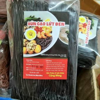 BÚN LỨT ĐEN HỮU CƠ GÓI 500G, TP ĂN KIÊNG,  ĂN CHAY .. TỐT CHO SỨC KHỎE