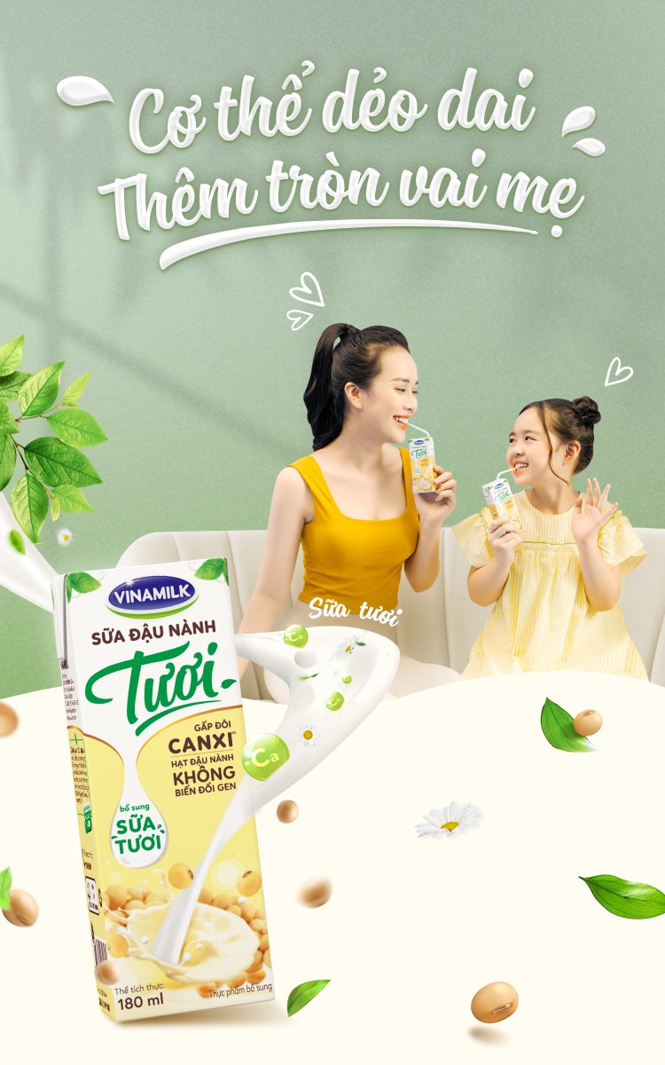 Thùng 48 Hộp Sữa đậu nành tươi Vinamilk hộp 180ml