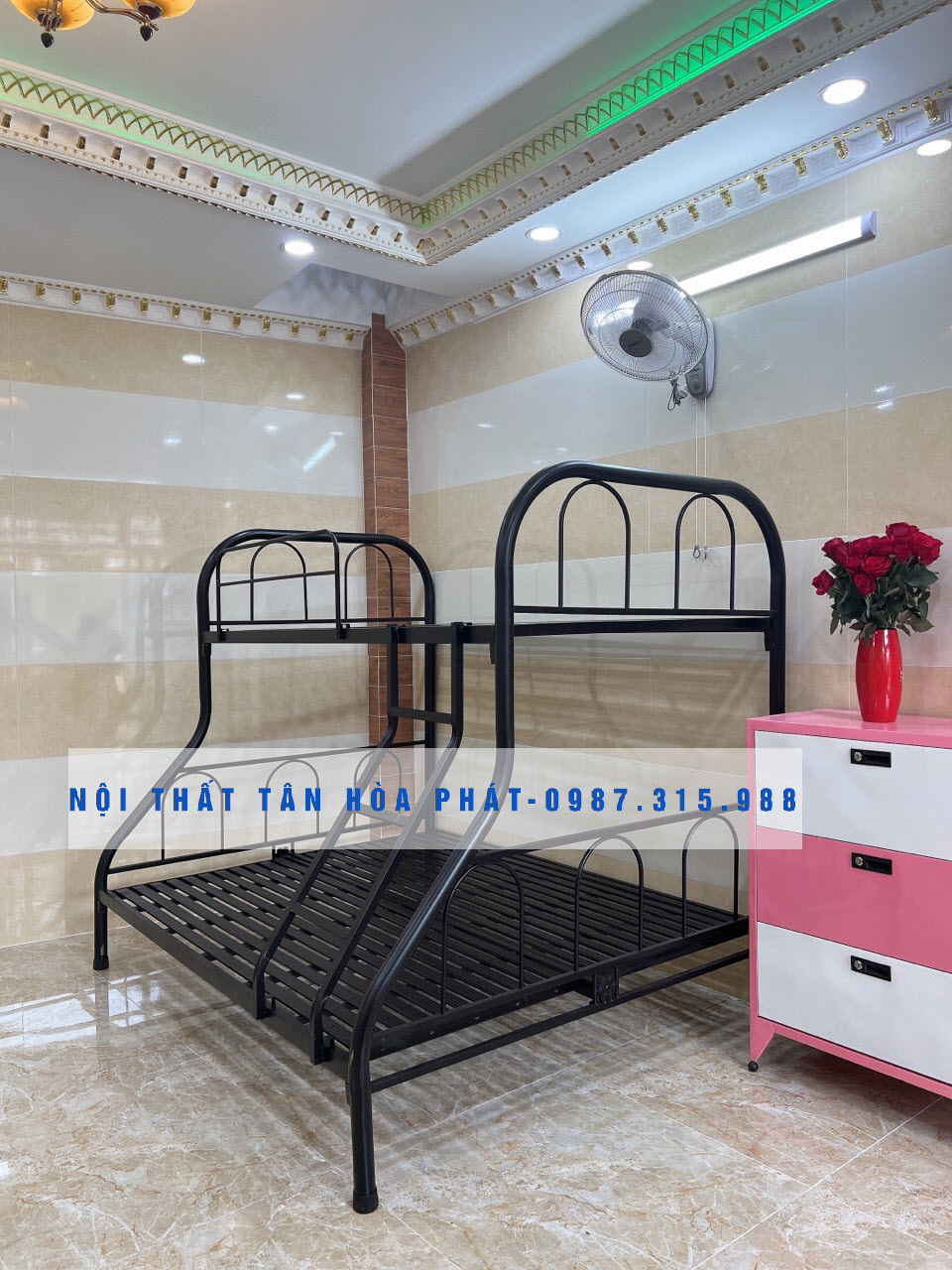 Giường sắt 2 tầng cao cấp trên 80cm dưới 1m2 nhiều màu nhiều mẫu kiểu dáng hiện đại sang trọng hàng Việt Nam chất lượng