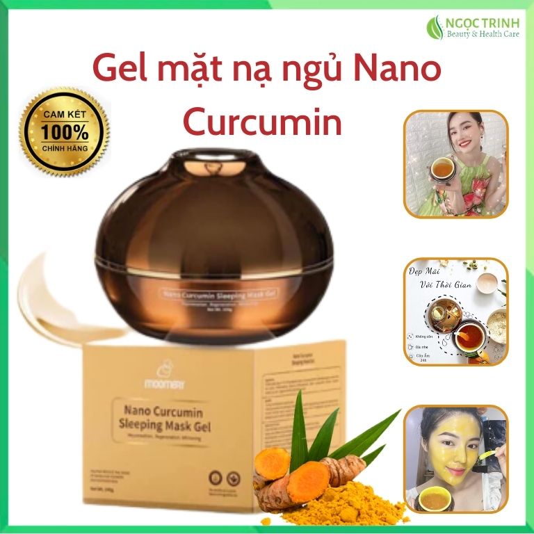 Gel mặt nạ ngủ Nano Curcumin- Sleeping Mask gel
