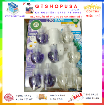 Set tinh dầu cắm điện thơm phòng Air Wick của Mỹ
