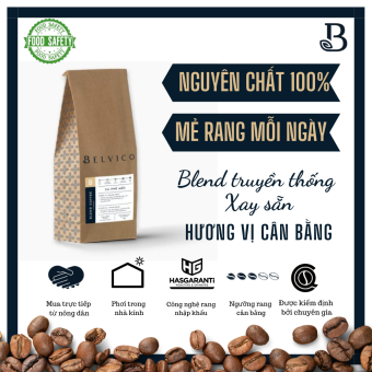 Cà phê xay sẵn Blend truyền thống - nguyên chất 100% - Belvico coffee