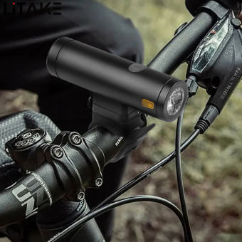 Litake Đèn Pha Xe Đạp T6 Đèn Cảnh Báo Hợp Kim Nhôm Sạc Type-C Chống Nước Chống Sương Mù Đèn Pin L2