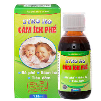 Siro Ho Cảm Ích Phế, hỗ trợ bổ phế, giảm ho, tiêu đờm, thông thoáng đường thở